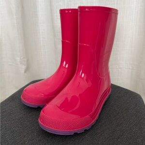 Kids’ Hot Pink & Purple Rain Boots | Little Kids Size 13